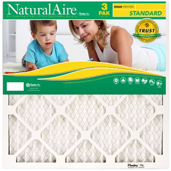 Aaf Flanders 20x20x1 Pleated Air Filter, Standard Capacity, 12 PK FL575627 - main